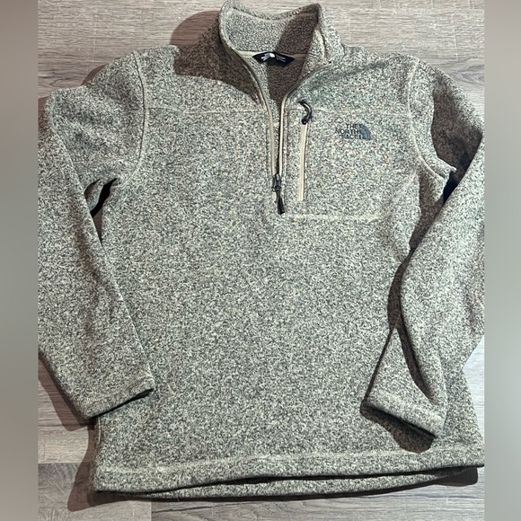 Men’s The North Face Brown Quarter Zip Synchilla Pile EUC 1/4 Zip Sweater - Picture 1 of 7